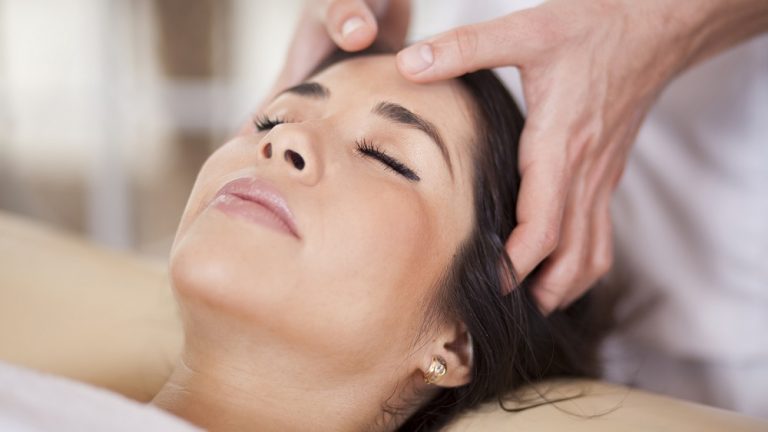 Hindu head massage
