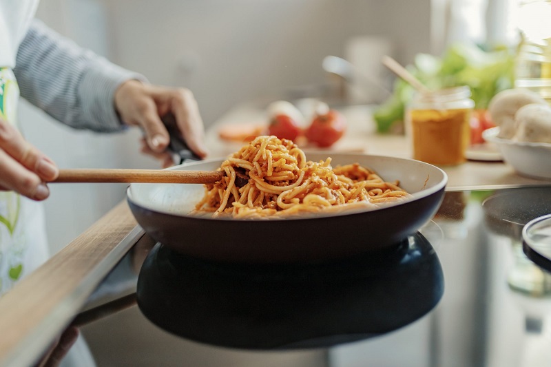 cooking pasta