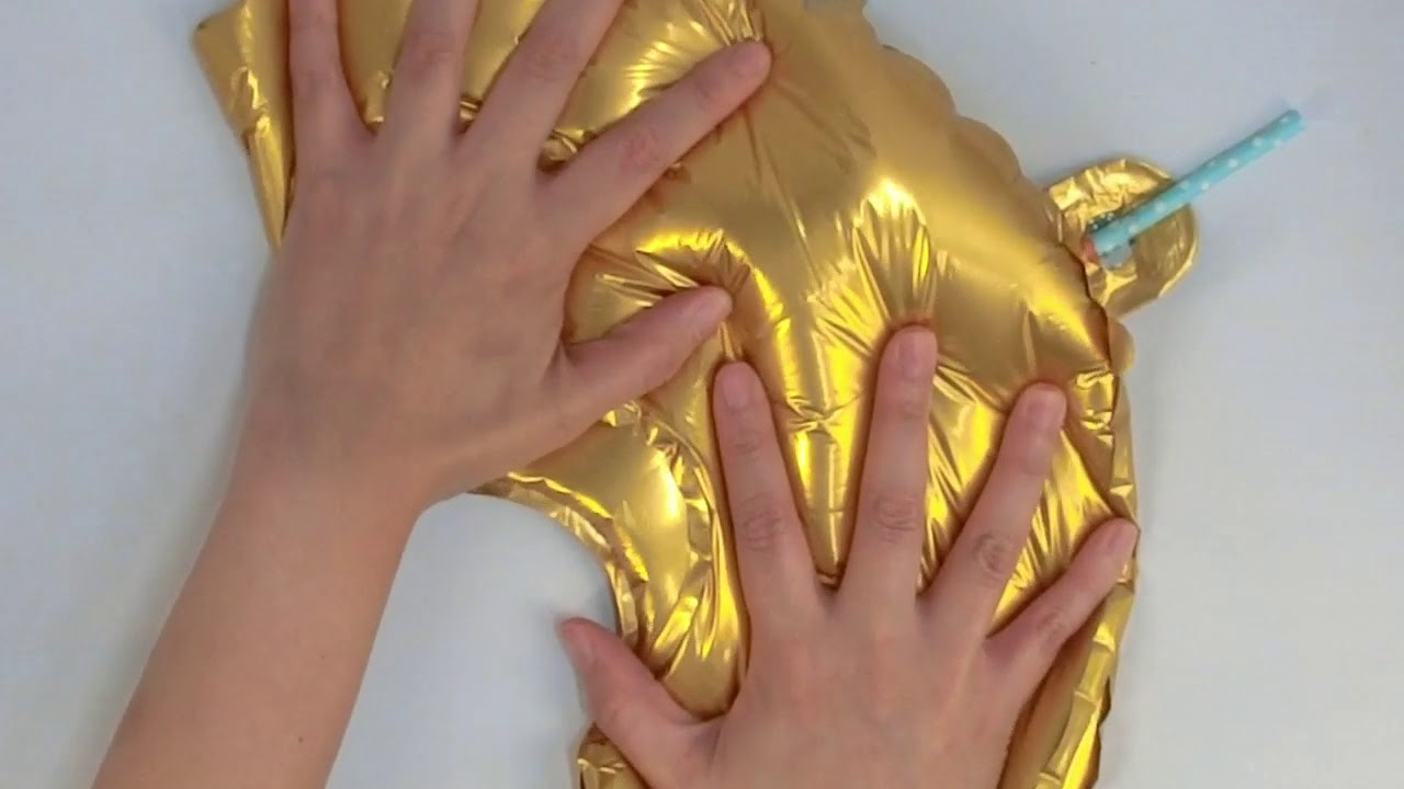 How to deflate foil balloons?