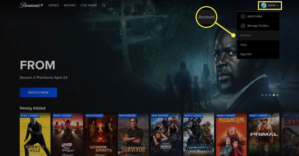 Step-by-step guide on how to cancel a Paramount Plus trial using parental controls