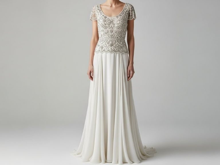 Drop Waist Wedding Dress Historical Bridal Fashion