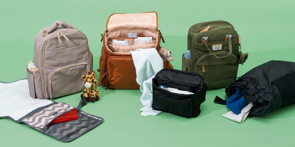 Affordable diaper bag backpack with organized baby essentials for parents