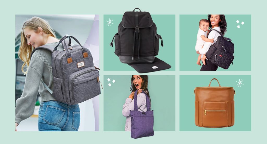 Parent checking compartments of a budget-friendly diaper backpack
